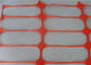 Sécurité d'orange de 65 x de 35mm avertissant le filet plastique Mesh For Building Fencing de 50m